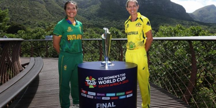 Women's T20 World Cup final between Australia-South Africa (Image: PBNS_India/Twitter)