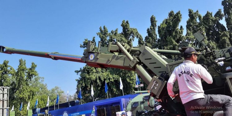 155mm/52 caliber Advanced Towed Artillery Gun Systems (ATAGS) | Courtesy: alpha_defense/Twitter