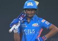 MI's Captain Harmanpreet Kaur smashes power-packed 65 runs against Gujarat Titans in the opener of inaugural WPL (Image: Twitter)