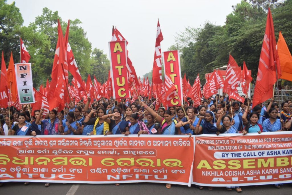 Odisha ASHA workers resume protest in Bhubaneswar