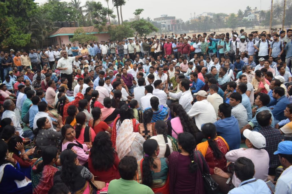 Odisha Teachers’ demonstration faces difficulty following permission denial