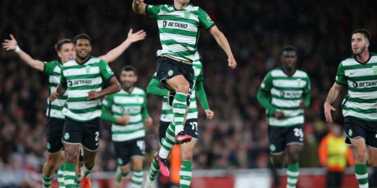 Sporting Lisbon beat Arsenal in penalty shoot-out 5-3, force Gunners out of the Europa League (Image: 90min_Football/Twitter)