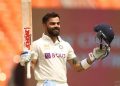 Virat Kohli scores 75th career century on day four of Ahmedabad Test (Image: Twitter)