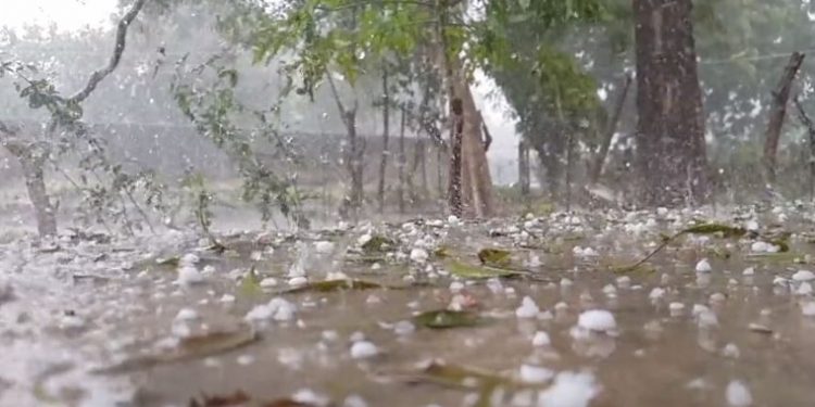 Hailstorm odisha weather