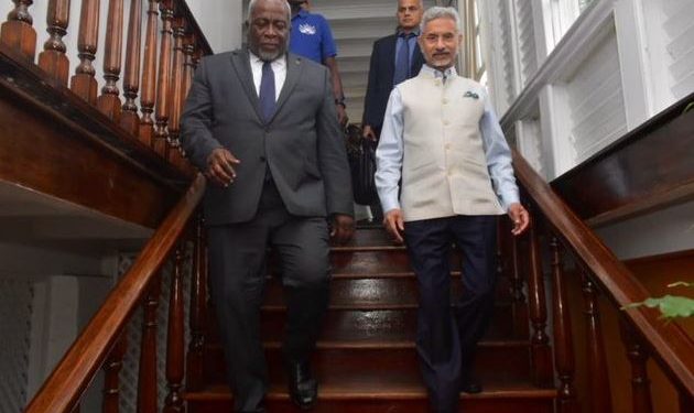 EAM Jaishankar meets Guyanese PM Mark Phillips to discuss energy, disaster resilience, defence cooperation