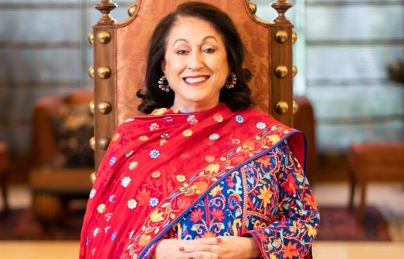 Indian philanthropist Kiran Nadar (Image: artsceneindia)