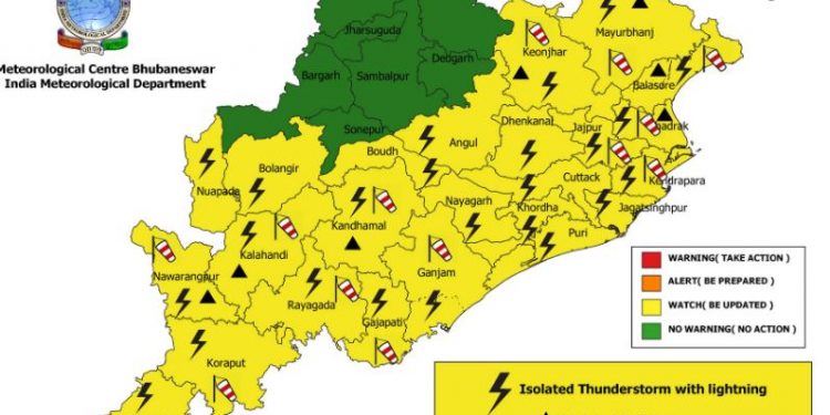 Odisha weather April 7