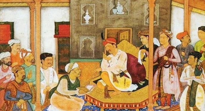 Representation of a Mughal court