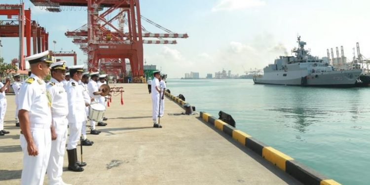 10th edition of the annual bilateral maritime exercise between Sri Lanka and India, SLINEX-2023 (Image: DDIndialive/Twitter)