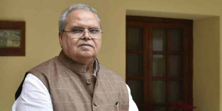 File photo of former Jammu and Kashmir Governor Satya Pal Malik