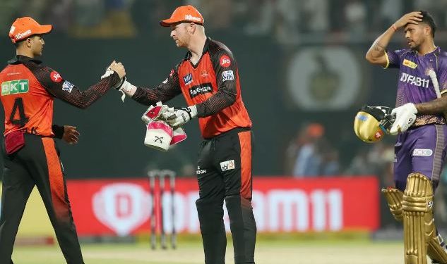 Sunrisers Hyderabad beat Kolkata Knight Riders by 23 runs in Indian Premier League