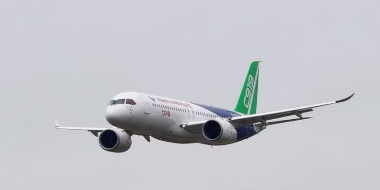 China's indigenously built passenger aircraft C919 (Image: Reuters)