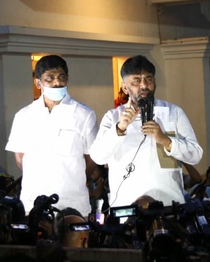 Not fully happy, says Shivakumar's brother over Karnataka CM row