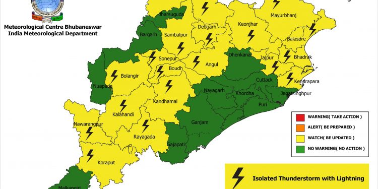 Odisha weather forecast May 3