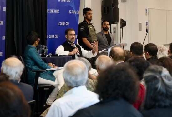 Rahul Gandhi interacts with Indian diaspora in US (Image: INCIndia/Twitter)