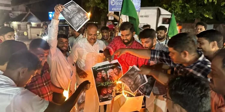 Protest against ‘The Kerala Story’