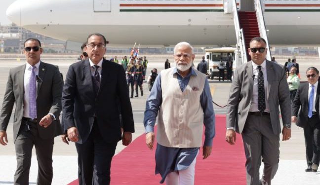 Narendra Modi, Egypt, Mostafa Madbouly 