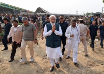 PM Modi reaches train mishap site in Balasore, takes stock of situation