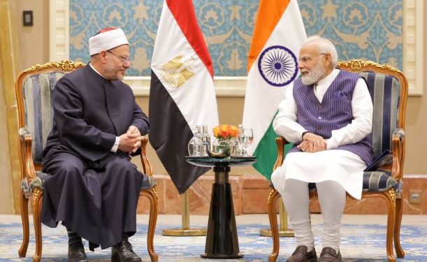 PM Modi meets Egypt's Grand Mufti, discusses countering extremism, radicalisation