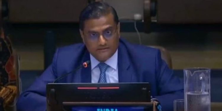 Prakash Gupta, Joint Secretary at India's permanent mission in New York