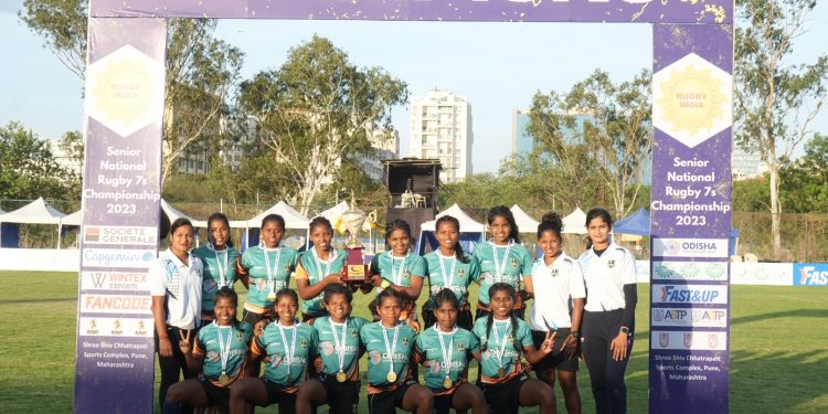 Odisha women wins Senior National Rugby 7s Championship.