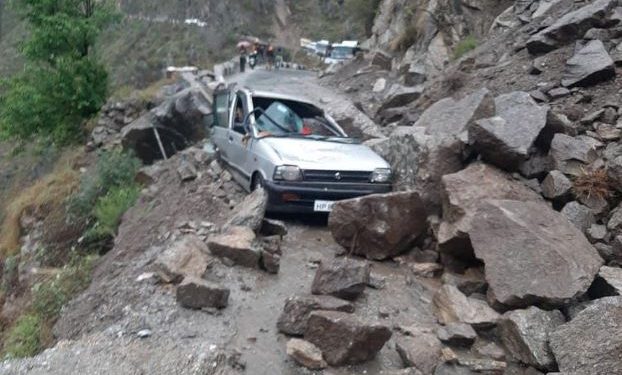 Landslide in Chamba, Himachal Pradesh