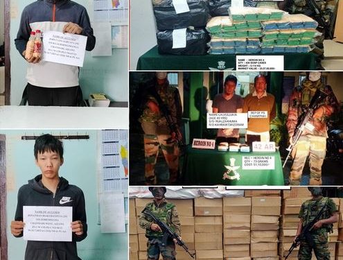 Security forces seize drugs and foreign foreign cigarettes worth Rs 29.43cr in Mizoram