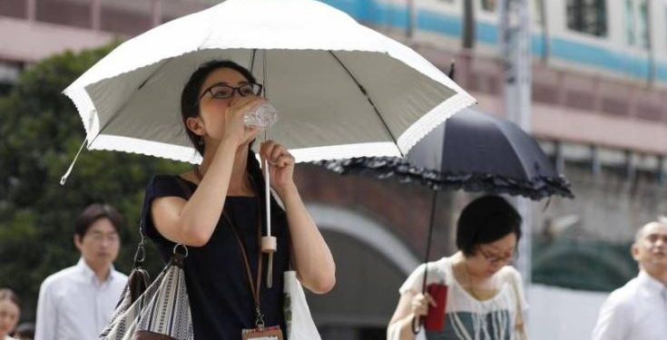 heat waves in Japan