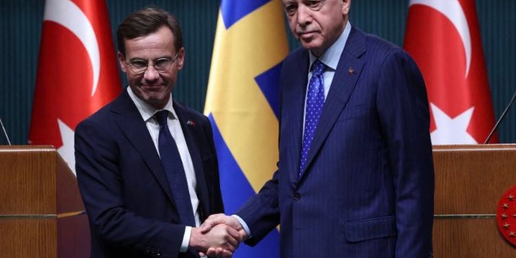 Ulf Kristersson - Recep Tayyip ErdoğanReccap Erdogan