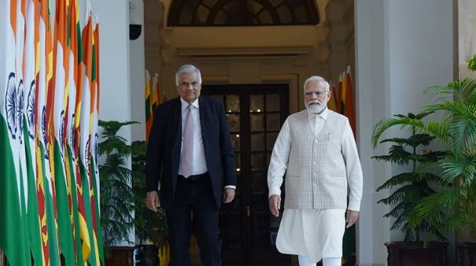 Narendra Modi - Ranil Wickremesinghe