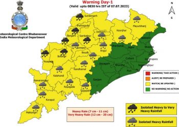 Weather alert: Cyclonic circulation hovers over north Odisha; IMD predicts heavy rain