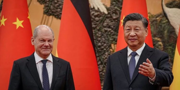 OIaf Scholz - Xi Jinping - Germany - China