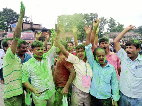 Bengal panchayat poll result: TMC way ahead, tough contest between BJP & Cong-Left alliance for second position