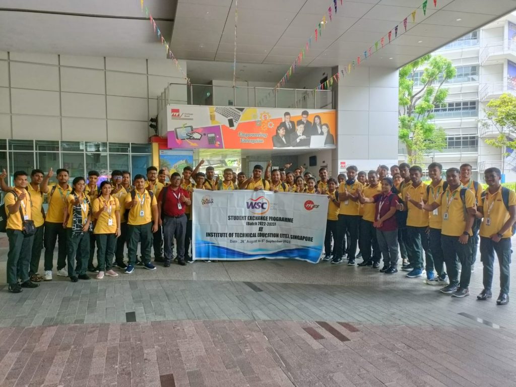 Bhubaneswar: 40 students from World Skill Centre leave for Singapore to get advance training  