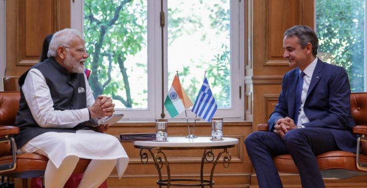 Narendra Modi - Kyriakos Mitsotakis