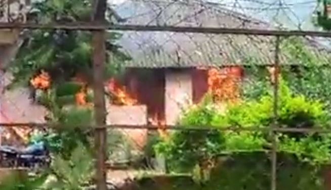 Police station fire Odisha Phiringia