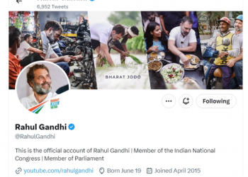 Rahul Gandhi changes his X bio from 'Dis Qualified MP' to 'Member of Parliament'