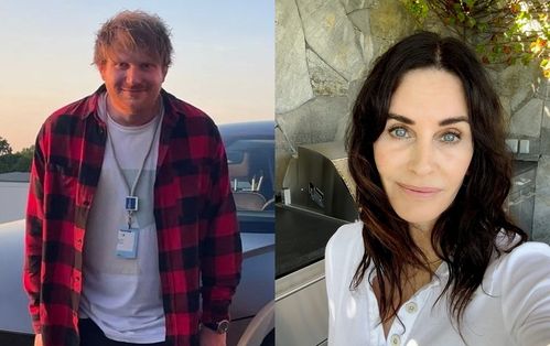 Ed Sheeran, Courtney Cox, Singer