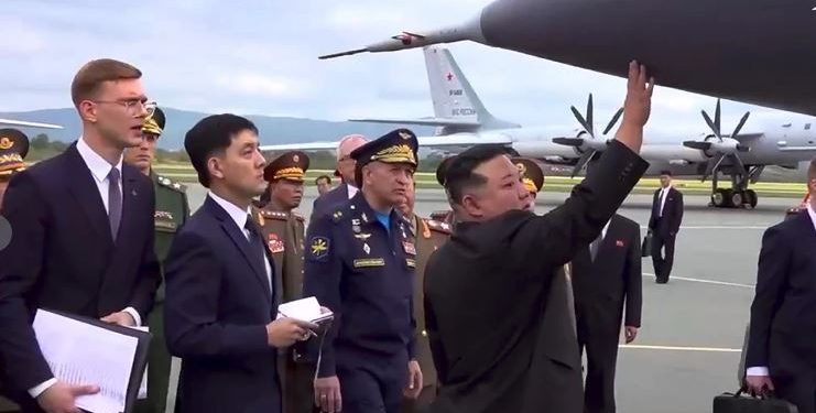 North Korea's Kim Jong Un inspects nuclear-capable bombers on visit to Russia's Far East