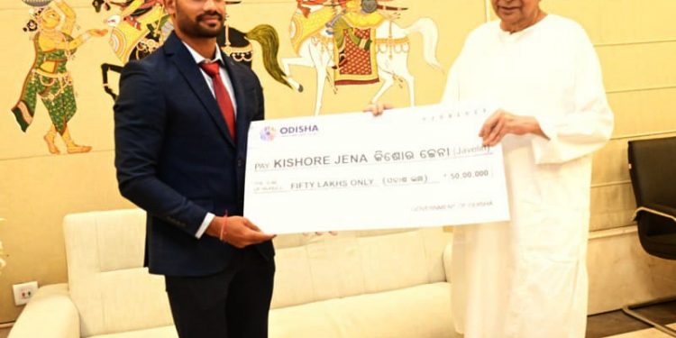 Javelin star Kishore Jena feted for his accomplishment