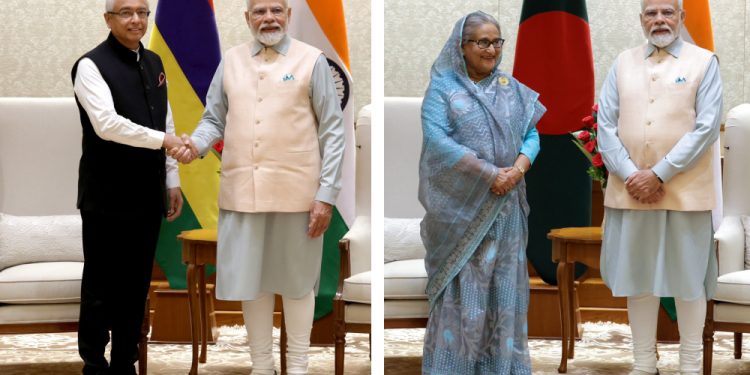 Modi Hasina Jugnauth