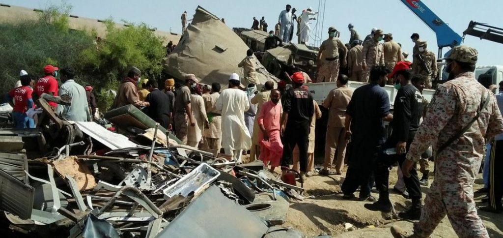 Pakistan Train Collision - Punjab Province