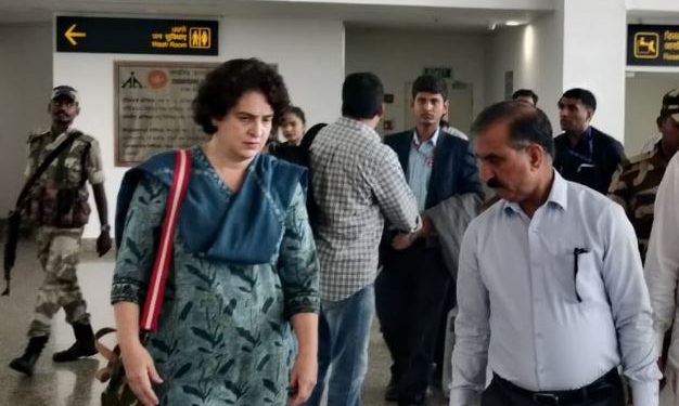 Priyanka Gandhi Vadra - Sukhvinder Singh Sukhu