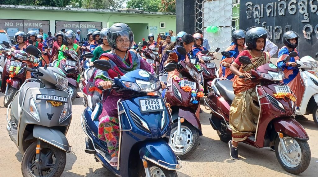 Odisha: Naveen launches Mission Shakti Scooter Scheme