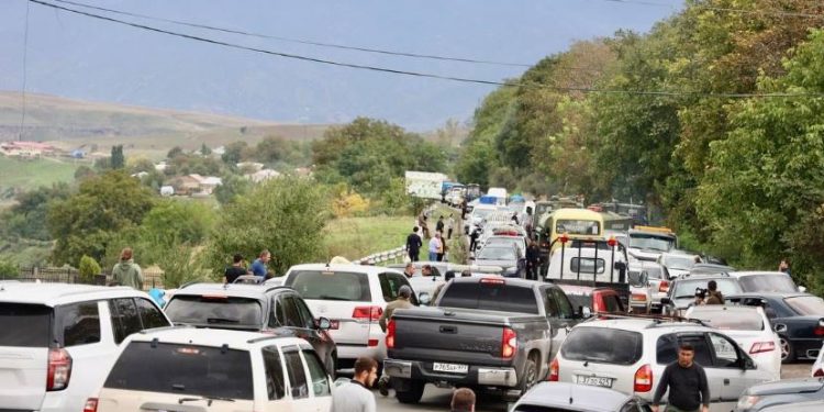 Armenian exodus from Nagorno-Karabakh