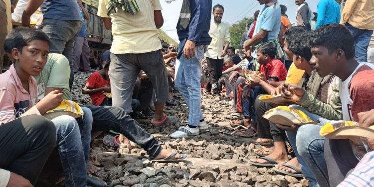 Train services hit due to agitation