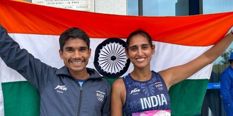 Ram Baboo - Manju Rani - Race Wallk - Asian Games