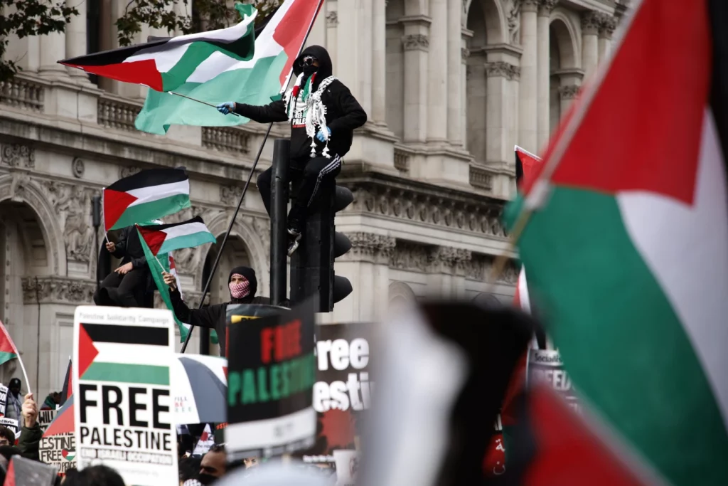 UK protest in support of Palestine