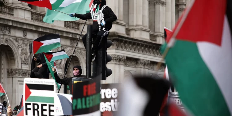 UK protest in support of Palestine