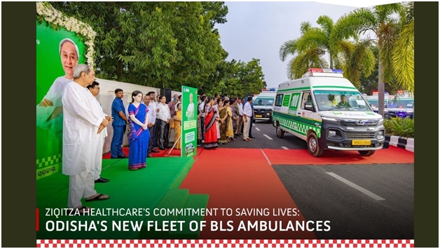 Ziqitza Healthcare's commitment to saving lives: Launched more than 26  ambulances in Odisha - OrissaPOST